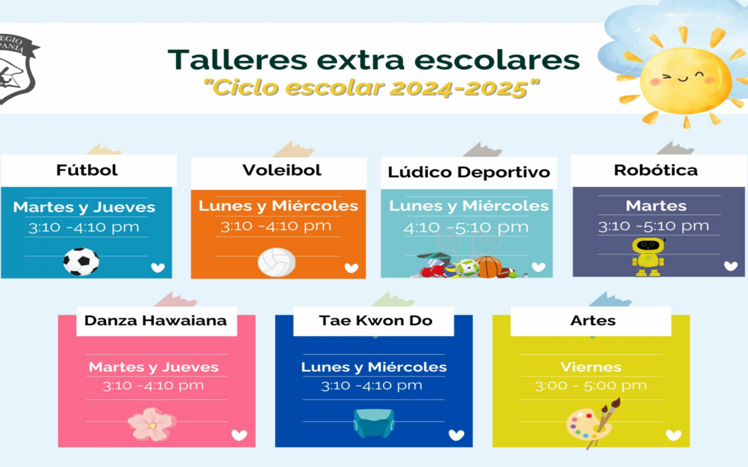 Inicio de Talleres Extra Escolares